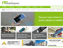 Tablet Screenshot of mobilizujeme.cz